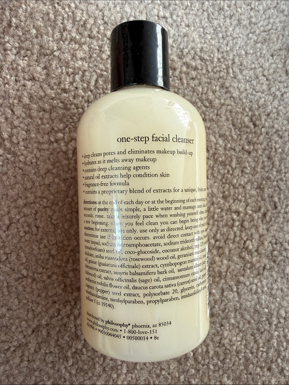 Philosophy Purity One-Step Facial Cleanser - Cream & Black - Picture 2 of 4